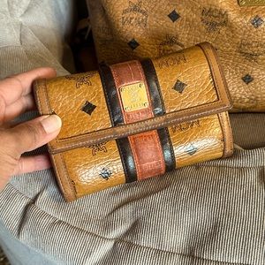 Mcm authentic! Trifold wallet